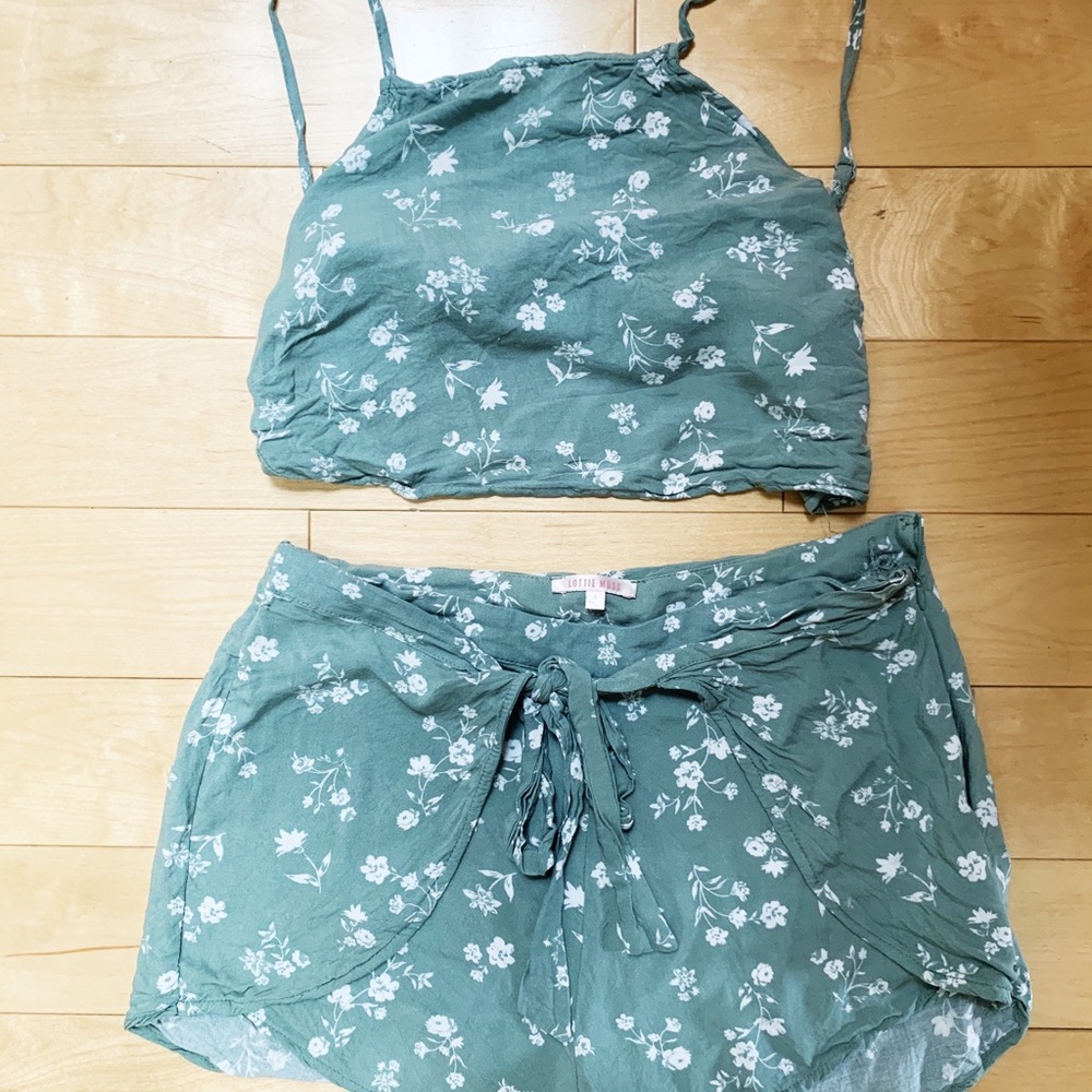 PacSun cropped two piece